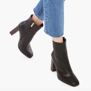 Amber Block Heeled Bootie